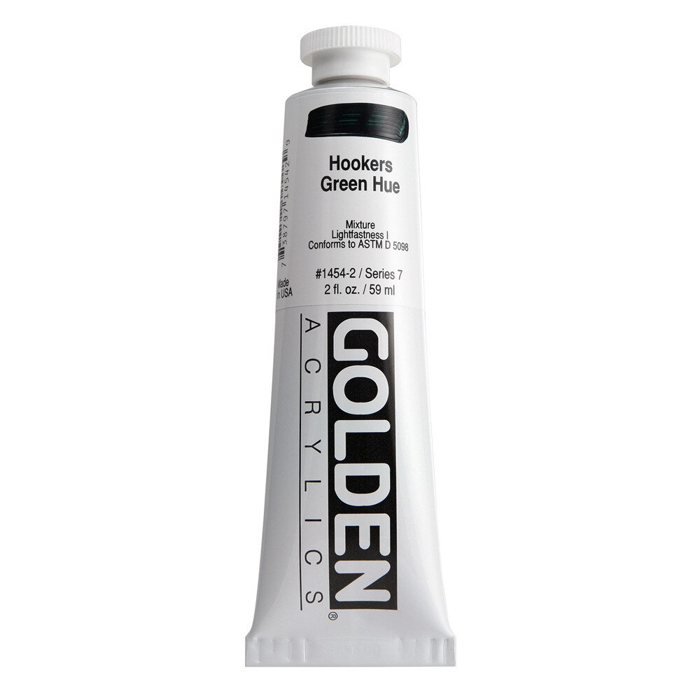 Golden Heavy Body Acrylic Tube 2oz Hookers Green